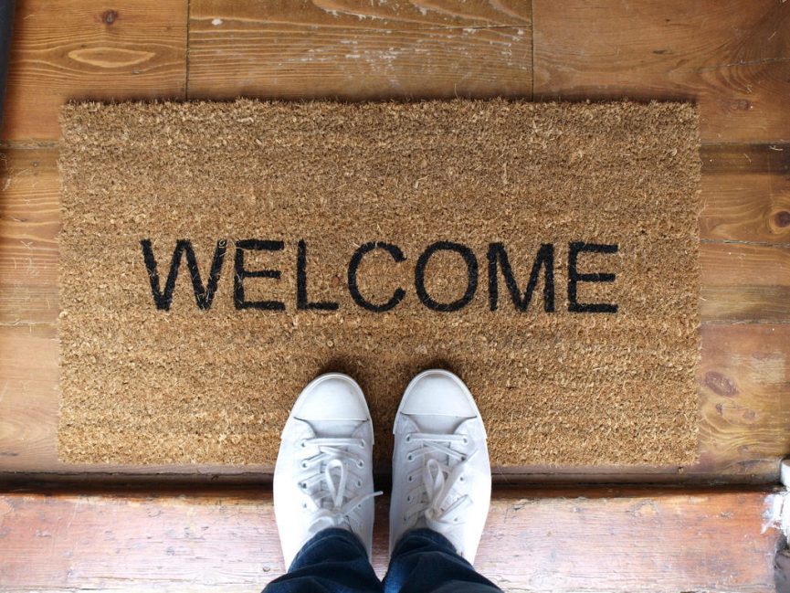 Welcome mat